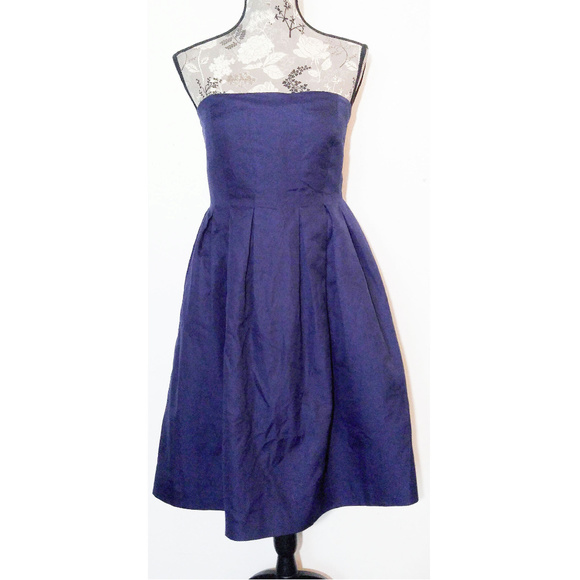 Nwt J.Crew Special Occ. Claudine Box Pleat Dress - Picture 6 of 7